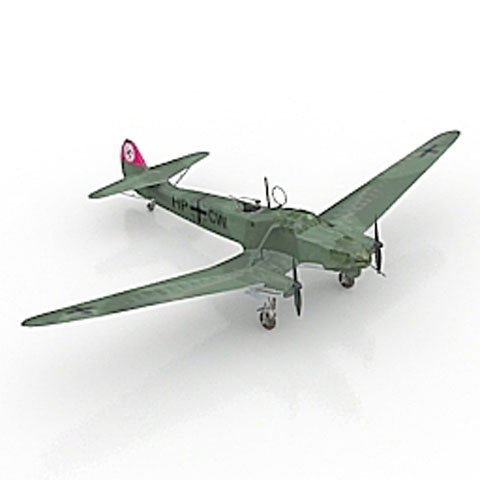 Free Airplane FW5B L N39 3D model for 3ds Max Library Download